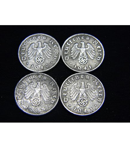 WWII Germany Coin & Stamp Set – Authentic 1 Reichspfennig Zinc WWII Germany Coin & Stamp Set – Authentic 1 Reichspfennig Zinc